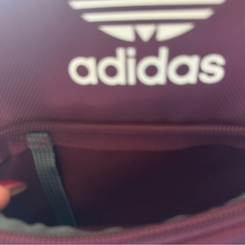 Adidas Burgundy Mini Backpack - Picture 6 of 7